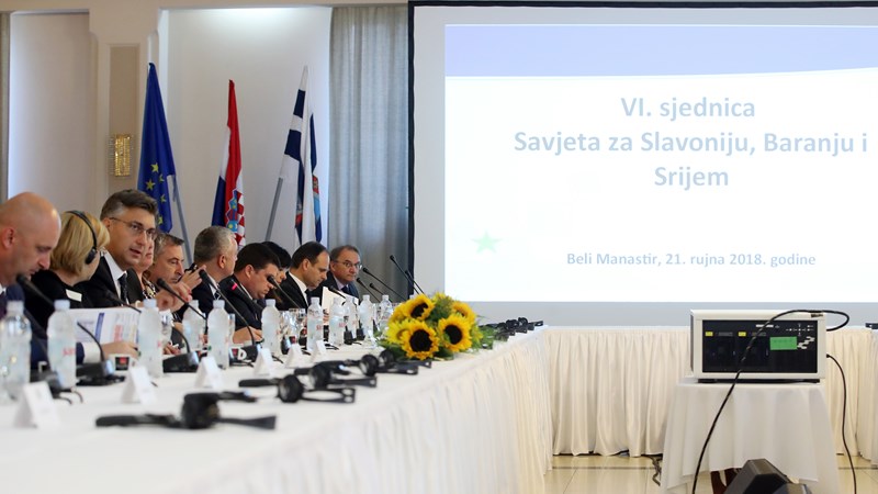 U godinu dana ugovoreni projekti vrijedni 7,9 milijardi kuna za revitalizaciju Slavonije, Baranje i Srijema